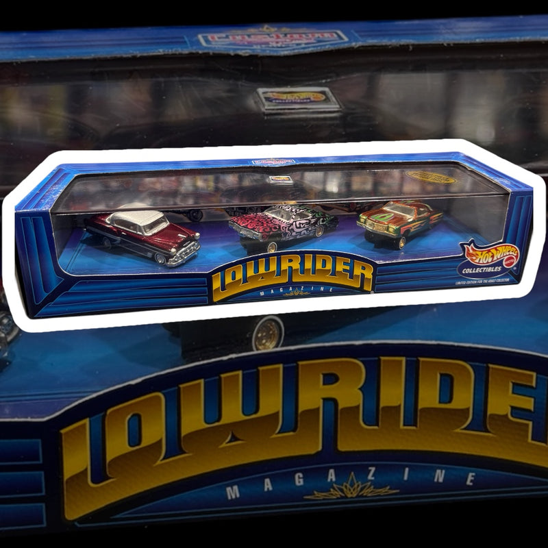 Load image into Gallery viewer, 1998 Hot Wheels Collectables Lowrider Magazine 3 Car Set
