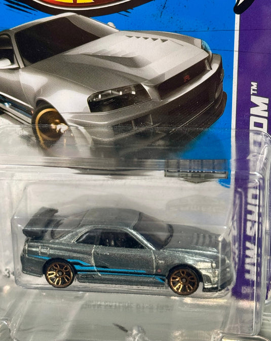 2013 Hot Wheels Nissan Skyline GT - R R34 Zamac 159/250 - American Stanced