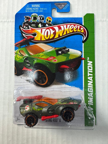 2013 Hot Wheels Treasure Hunt Sting II Rod HW Imagination - American Stanced