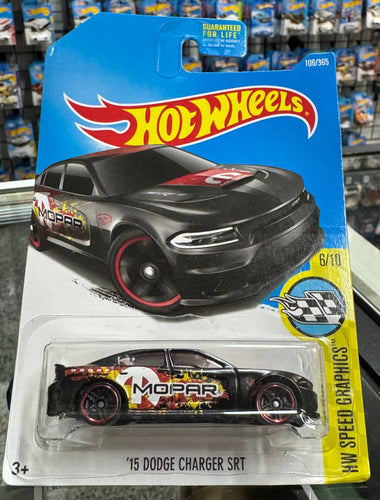2017 Hot Wheels '15 Dodge Charger SRT Speed Graphics Series 6/10 