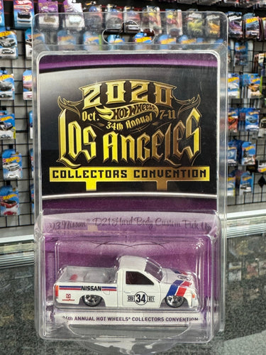 2020 Hot Wheels Los Angeles Collectors Convention 26th Annual '93 Nissan D21 Hard Body Custom Pick Up - American Stanced