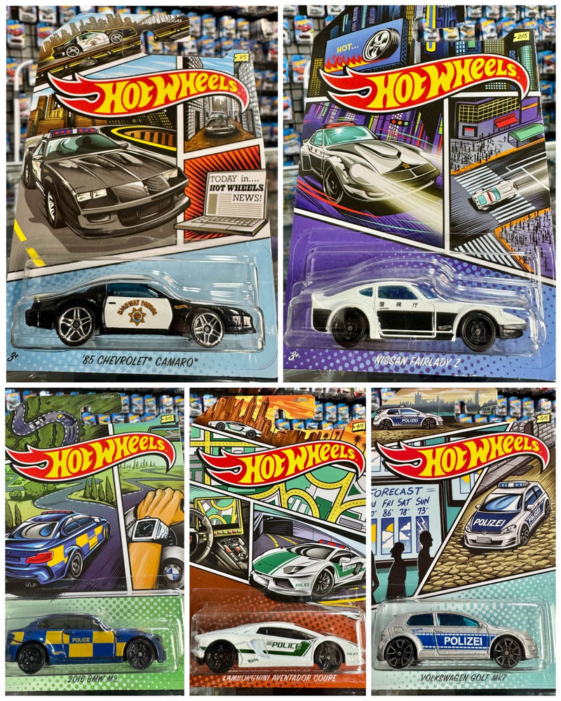 Load image into Gallery viewer, 2020 Hot Wheels Police Comic Series - American Stanced
