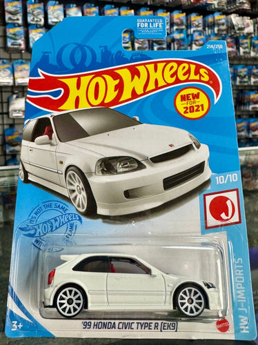 2021 Hot Wheels '99 Honda Civic Type R (EK9) J - Imports Series 10/10 