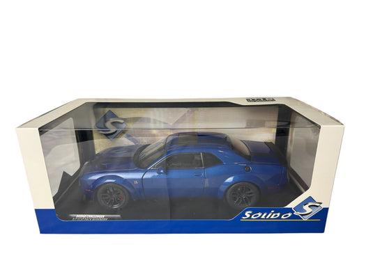 2023 Dodge Challenger R/T Scat Pack Widebody Blue 1:18 scale - American Stanced