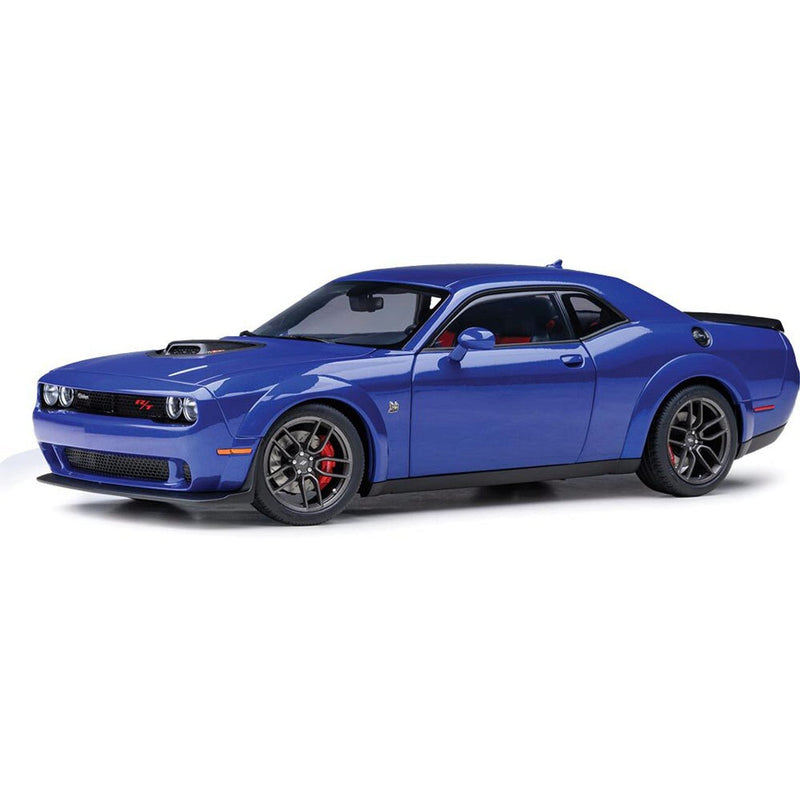 Load image into Gallery viewer, 2023 Dodge Challenger R/T Scat Pack Widebody Blue 1:18 scale - American Stanced
