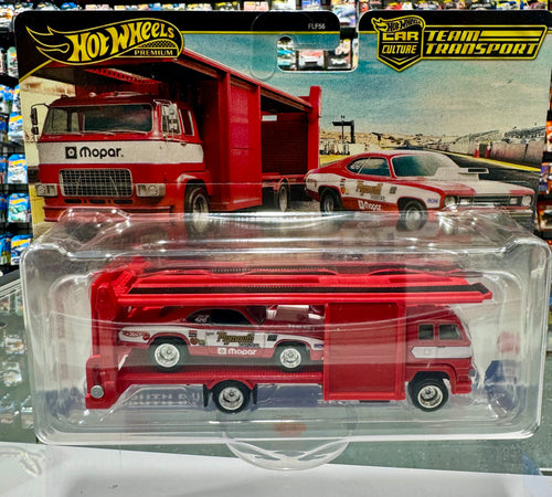 2025 Hot Wheels Premium Car Culture Team Transport '73 Plymouth Duster Second Story Lorry