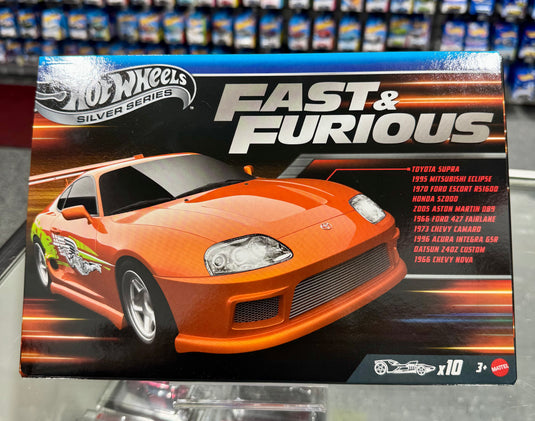 Hot Wheels Fast & Furious 10 Car Set