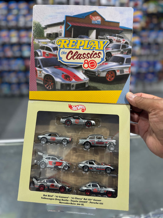 80th Anniversary Hot Wheels 2025 Replay The Classics ZAMAC 7 Car Set