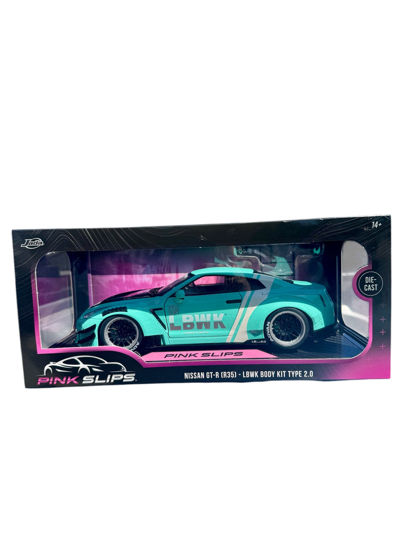 Load image into Gallery viewer, Jada Toys Pink Slips Nissan GT-R &quot;R35&quot; LBWK Body Kit Type 2.0
