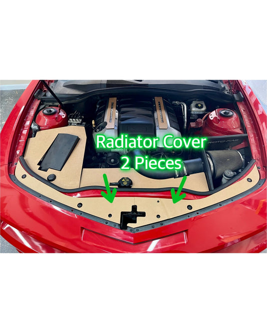 Aluminum Radiator Cover Chevy Camaro 5th Gen 2010 -2015 - American Stanced