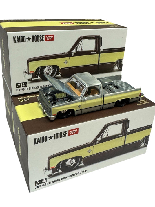 Chevrolet Silverado Kaido Vintage Spec V1 - Two - Tone Brown Cream Kaido House (CHASE) - American Stanced