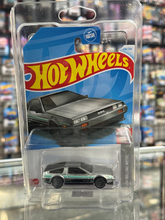 DMC DeLorean Rolling Metal Hot Wheels Treasure Hunt - American Stanced