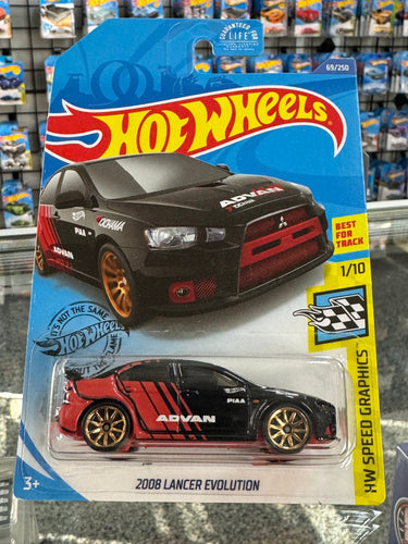 Hot Wheels 2008 Lancer Evolution Speed Graphics Series 1/10 