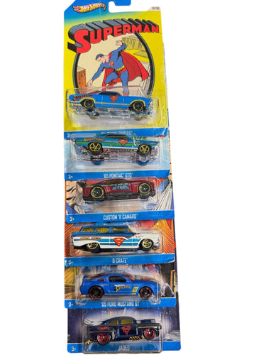 Hot Wheels 2012 Superman Series Set of 6 - American Stanced