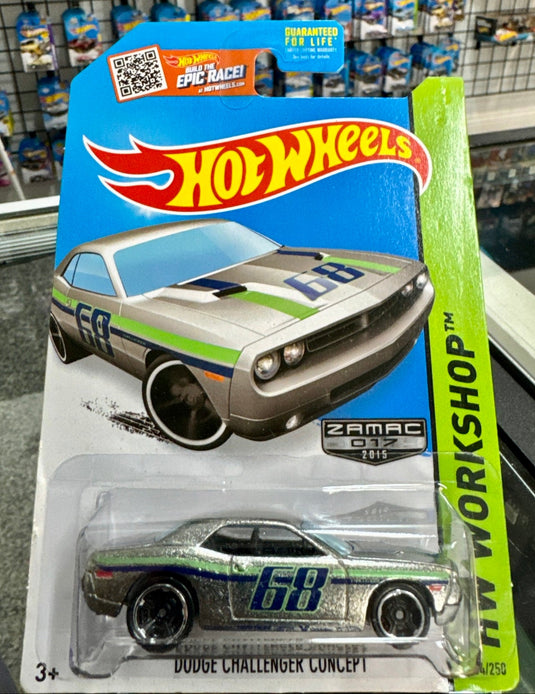 Hot Wheels 2015 Dodge Challenger Concept Zamac HW Workshop - American Stanced