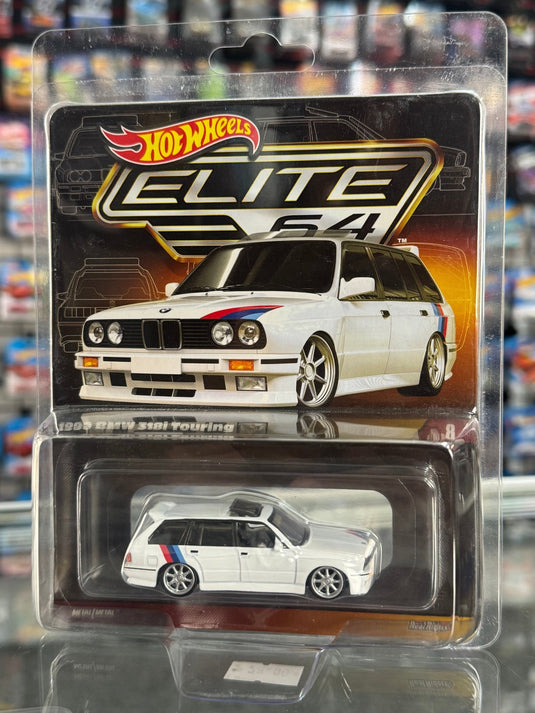 Hot Wheels Elite 64 1990 BMW 318I Touring - American Stanced