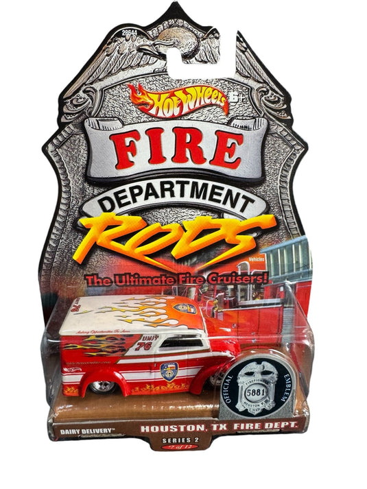 Hot Wheels Fire Department Rods Dairy Delivery - American Stanced