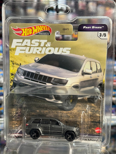 Hot Wheels Jeep Grand Cherokee Trackhawk Fast & Furious Fast Star Series 