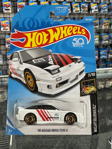 Hot Wheels Nissan '96 Nissan 180SX Type X Night Burnerz Series 7/10 