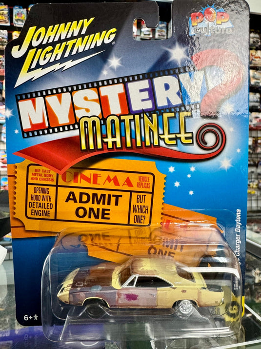 Johnny Lightning Mystery Matinee '69 Dodge Charger Daytona 1:64 Scale Diecast - American Stanced