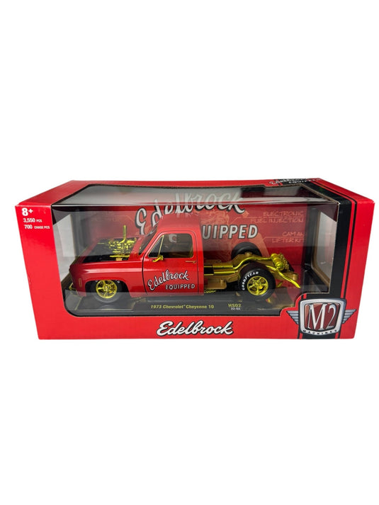 M2 '73 Chevrolet Cheyenne Super 10 Edelbrock Chase 1/700 1:24 Scale - American Stanced