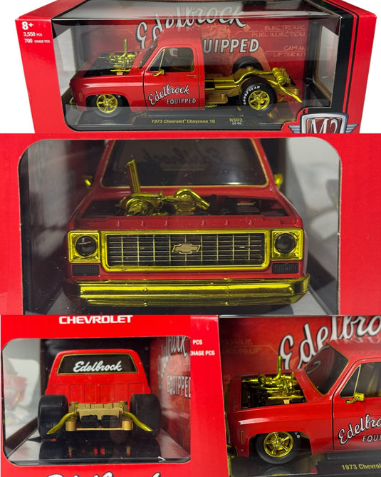 M2 '73 Chevrolet Cheyenne Super 10 Edelbrock Chase 1/700 1:24 Scale - American Stanced