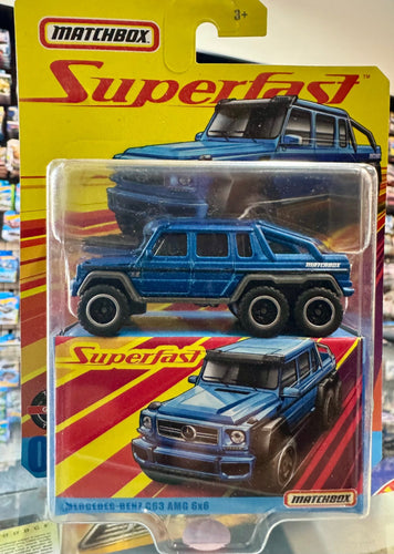 Matchbox '03 Mercedes - Benz G63 AMG 6X6 50th Anniversary Superfast - American Stanced