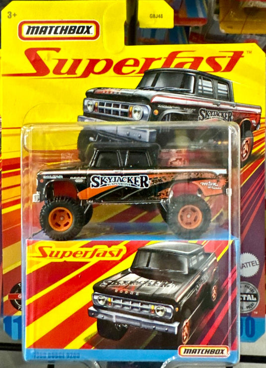 Matchbox 1968 Dodge D200 50th Anniversary Superfast 