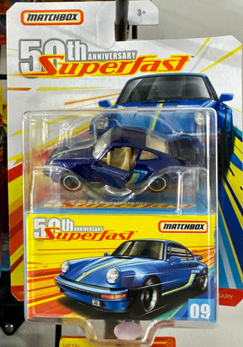 Matchbox '80 Porsche 911 Turbo 50th Anniversary Superfast - American Stanced