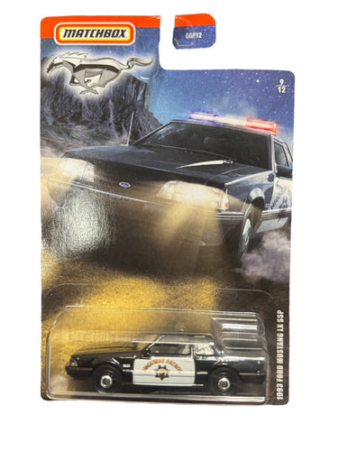 Matchbox Highway Patrol '93 Ford Mustang SSP Fox Body - American Stanced