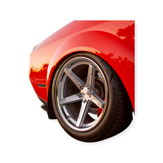 Carbon Fiber Rear Side Spats Dodge Challenger
