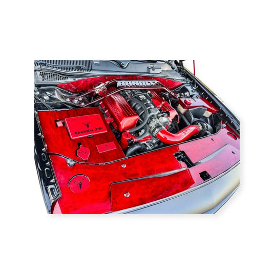 Aluminum 4 Piece Engine Bay Set / Dodge Challenger GT, R/T, SRT 392, Hellcat 2015-2022 - American Stanced