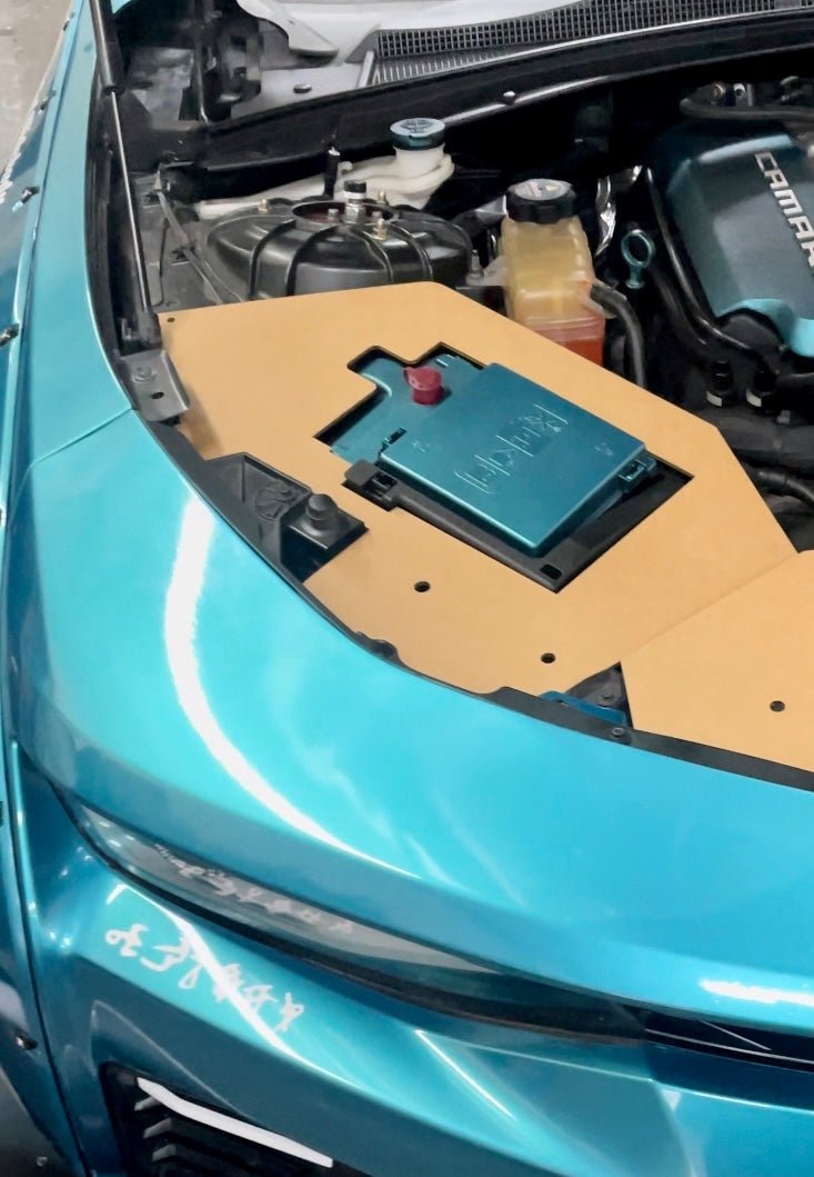 Load image into Gallery viewer, Aluminum Fuse Box Chevy Camaro, 6th Gen 2016-2023 - American Stanced

