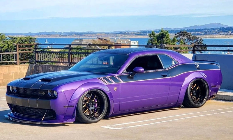 Load image into Gallery viewer, Aluminum Side Skirts Dodge Challenger - American Stanced
