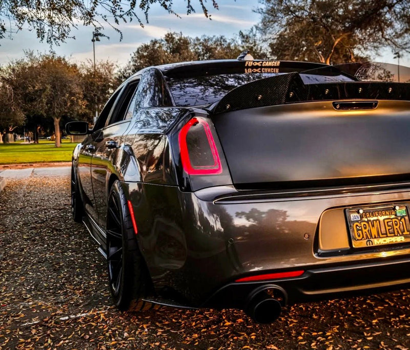Load image into Gallery viewer, Aluminum Wicker Bill &quot;Sniper&quot; / Chrysler300 2015 - 2021 - American Stanced
