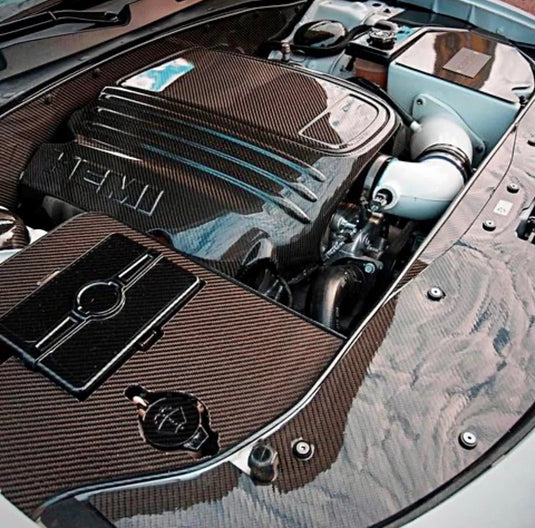 Carbon Fiber 4 Piece Engine Bay Set / Chrysler300, S, C, SRT / 2015-2022 - American Stanced