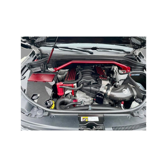 Carbon Fiber 5 Piece Engine Bay Set / Jeep Cherokee GT, R/T, SRT 2017 - 2021 - American Stanced