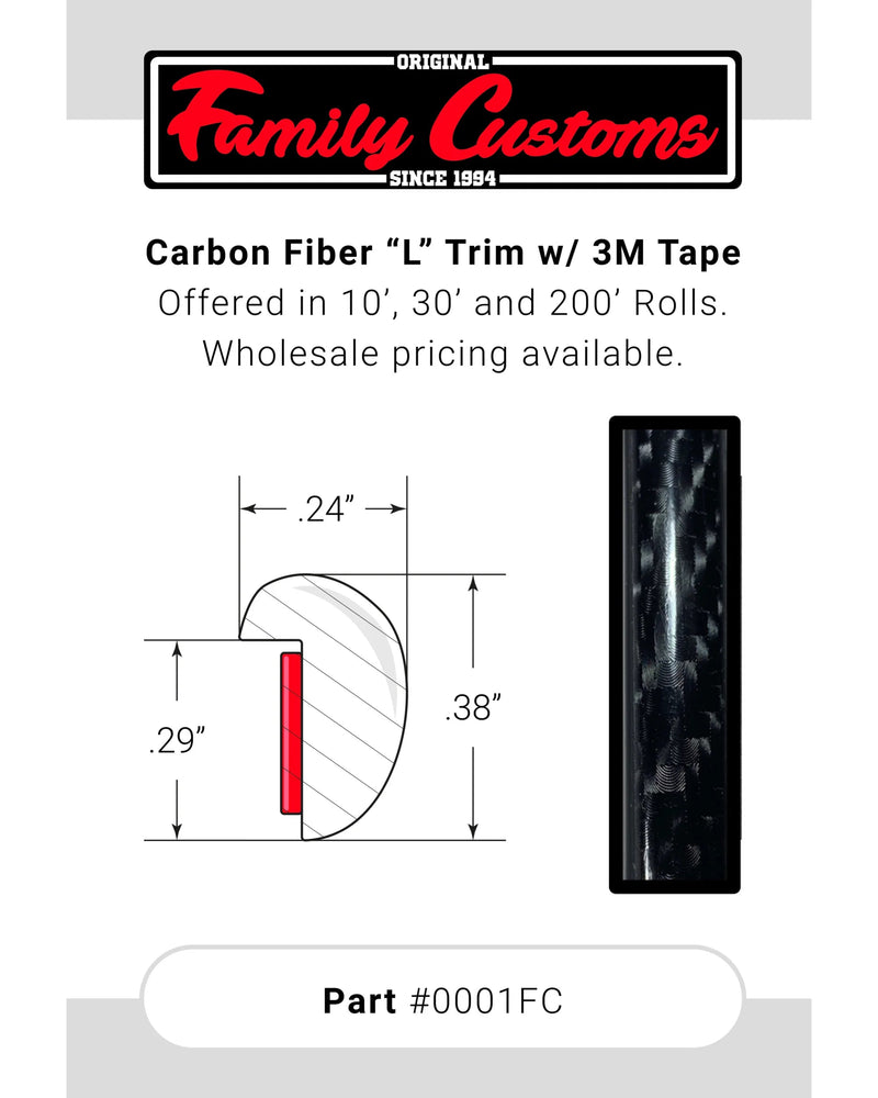 Load image into Gallery viewer, Carbon Fiber Edge Trim - American Stanced
