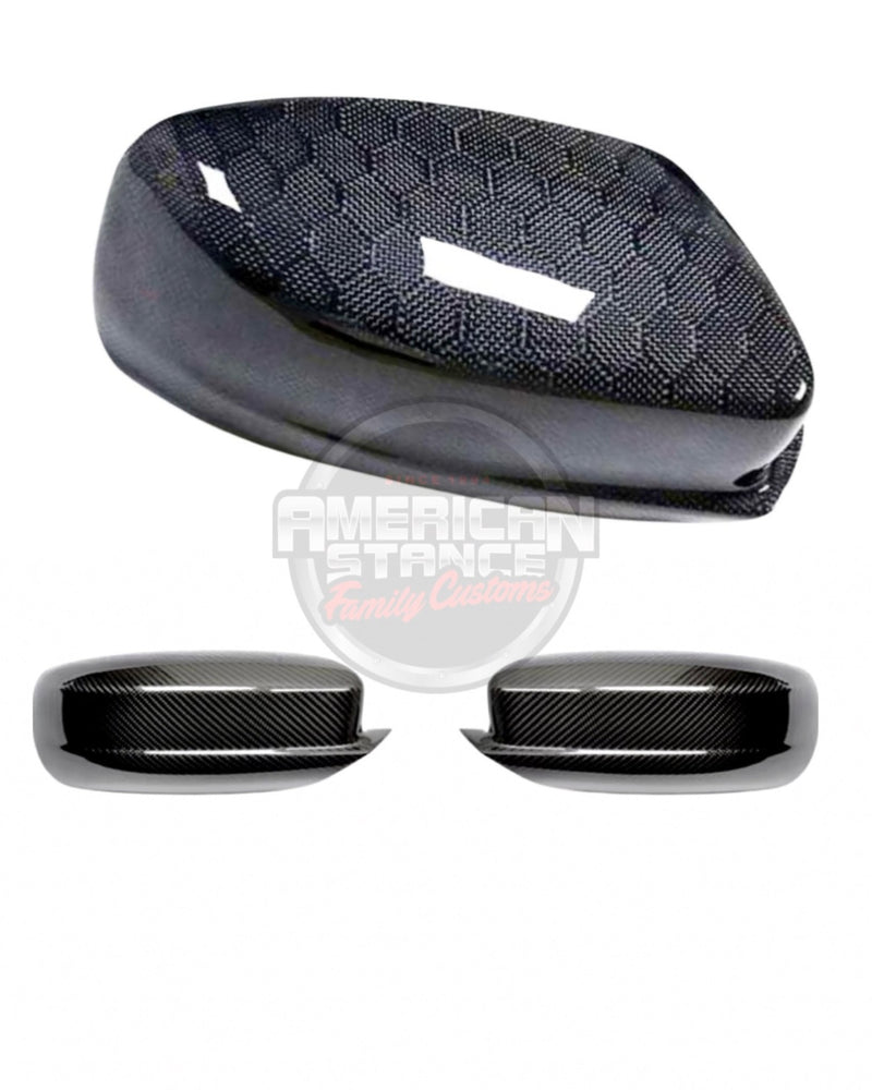 Load image into Gallery viewer, Carbon Fiber Mirror Covers / Chrysler300, S, C, SRT 2012-2022 - American Stanced
