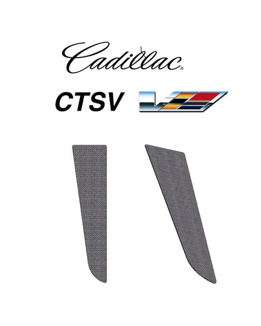 Carbon Fiber Rear Side Spats / 16-19 Cadillac CTS-V - American Stanced