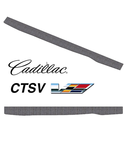 Carbon Fiber Side Skirt / 16-19 Cadillac CTS-V - American Stanced