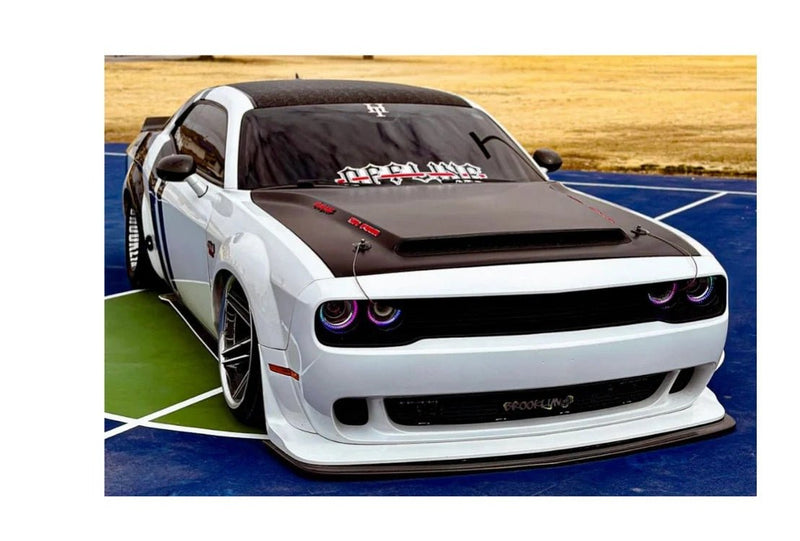 Load image into Gallery viewer, Carbon Fiber Side Skirts Dodge Challenger - American Stanced

