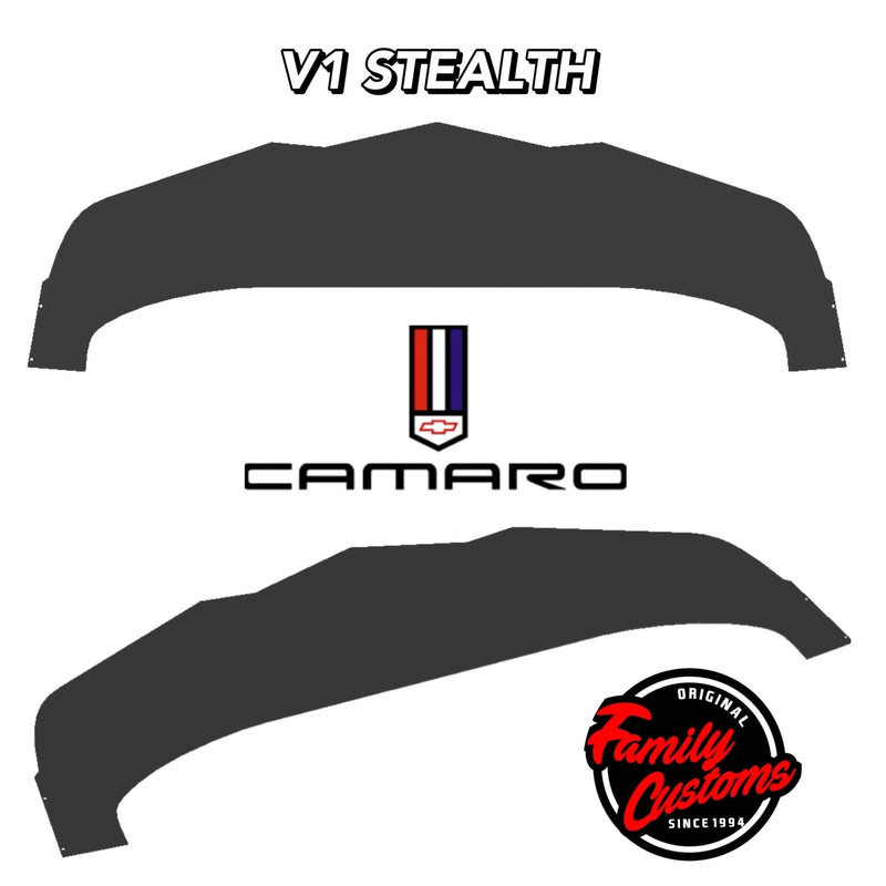 Load image into Gallery viewer, Carbon Fiber V1 Splitter Chevy Camaro 6th Gen 2016-2023 - American Stanced
