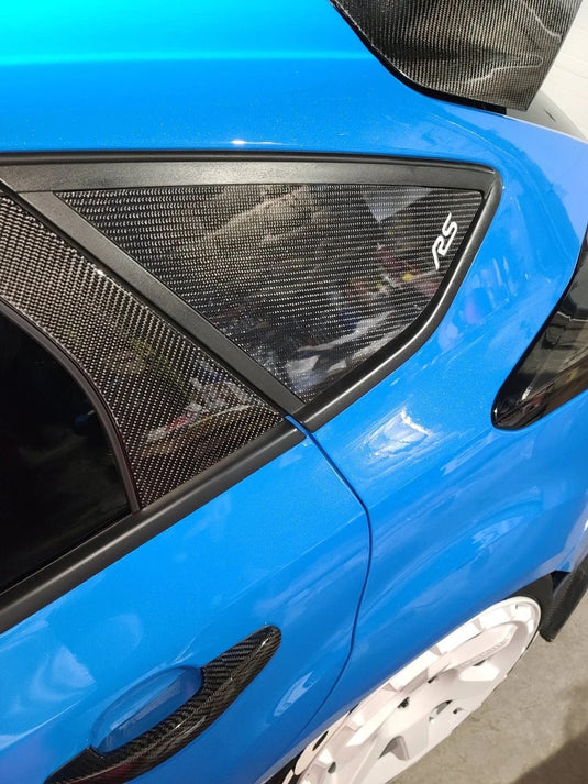 Ford Focus ST (2011-2018) / RS (2016-2018) Carbon Fiber Rear Window Covers - American Stanced