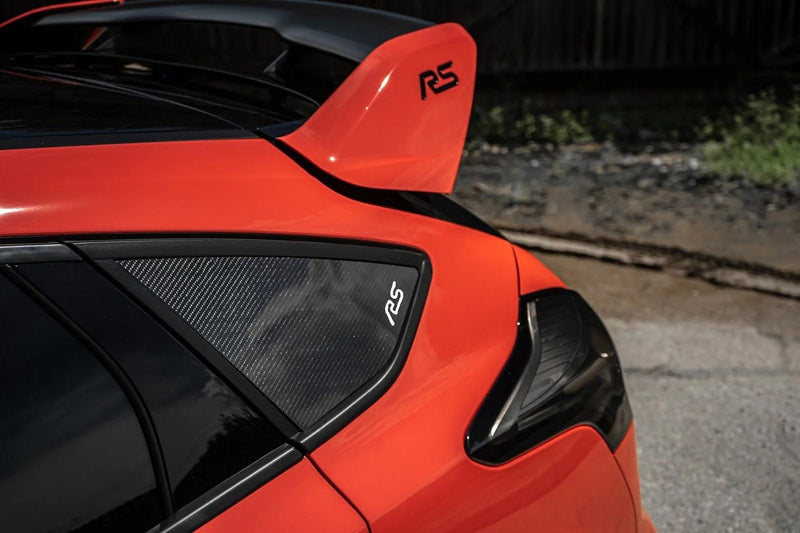 Load image into Gallery viewer, Ford Focus ST (2011-2018) / RS (2016-2018) Carbon Fiber Rear Window Covers - American Stanced
