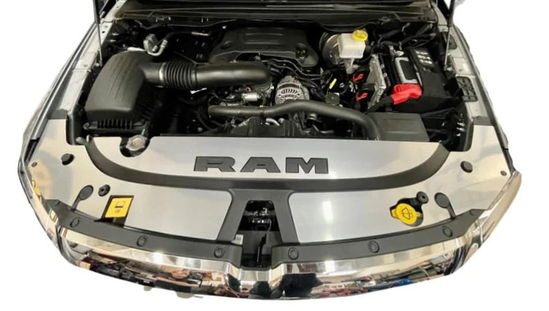 Load image into Gallery viewer, Ram 1500 Aluminum or Carbon Fiber Radiator Cover / 2019-2022
