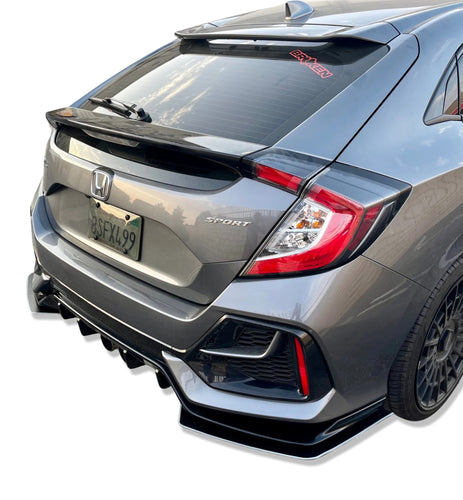 Rear Side Spat 2020+ UP Honda Civic Hatchback Sport (10th Gen) - American Stanced