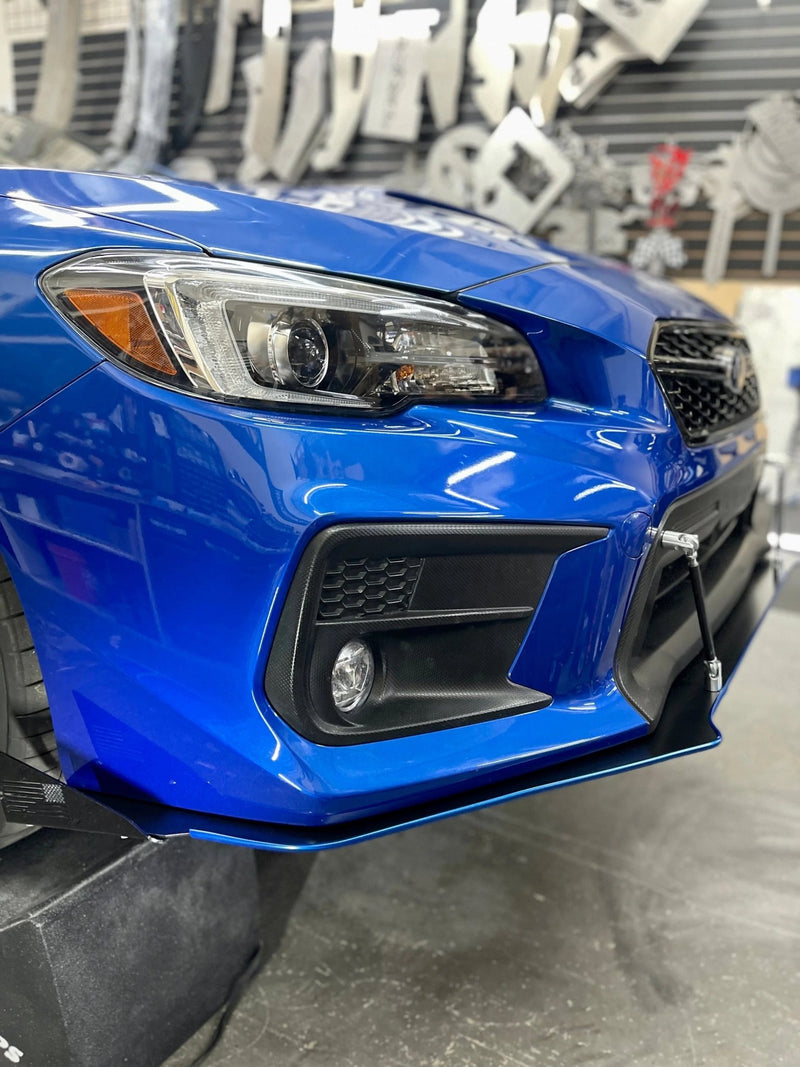 Load image into Gallery viewer, Subaru WRX V1 Carbon Fiber Front Splitter / 2015 - 2021 - American Stanced
