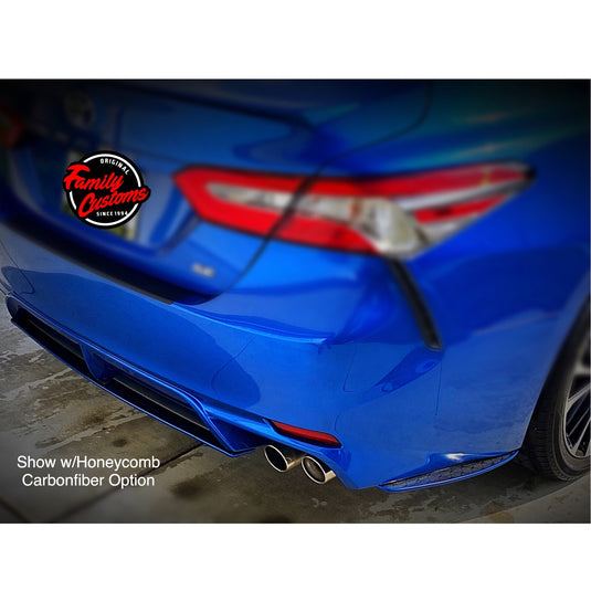 Toyota Camry Rear Side Spats & Diffuser Extension Aluminum / 2018-2022 - American Stanced