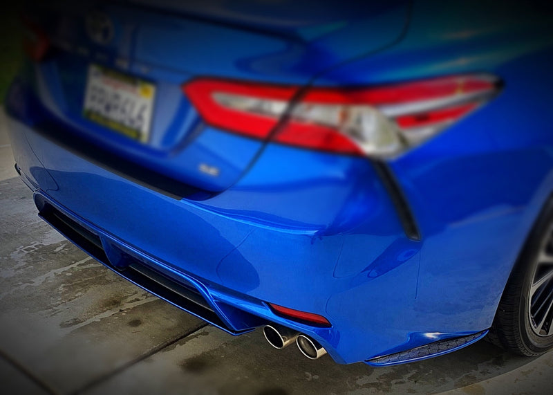 Load image into Gallery viewer, Toyota Camry Rear Side Spats &amp; Diffuser Extension Carbon Fiber / 2018-2022 - American Stanced
